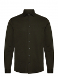 Lindbergh Black - Piqu&eacute; Knitted Shirt L/S - &Auml;ris&auml;rgid - XXL
