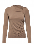 Lauren Ralph Lauren - Stretch Jersey Asymmetrical Top - Pikkade varrukatega - XL