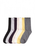 Lindex - Sock 7 P Mixed Colours - Tavalised sokid - 36/38