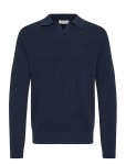 Casual Friday - Cfnordin Ls Ribbed Polo Knit - Pikkade varrukatega kootud polos&auml;rgid - XXL