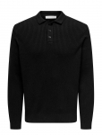 ONLY & SONS - Onslaw Reg Ls Polo Knit Frml - Pikkade varrukatega kootud polos&auml;rgid - XXL