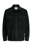 Jack & Jones - Jprbluwill Corduroy L/S Overshirt Sn - Velvets&auml;rgid - S