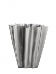 House Doctor - Vase, Hdflood, B&oslash;rstet S&oslash;lvfinish - Tulbivaasid - H13.0CM