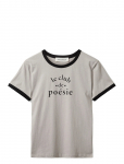 Sofie Schnoor - Maggiesw Contrast Trim T-Shirt - L&uuml;hikeste varrukatega - L