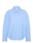 Calvin Klein - Crisp Poplin Oversized Cropped S - Pikkade varrukatega - XL