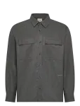 Calvin Klein - Ls Melange Pv Easy Shirt - Pealiss&auml;rgid - XXL