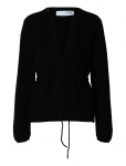 Selected - Slfsia Ras Ls Knit Belt Cardigan - Kardiganid - XS