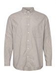 Garment Project - Relaxed Ls Button Down Shirt - Bone - Vabaaja s&auml;rgid - S