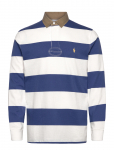 Polo Ralph Lauren - Classic Fit Khaki-Collar Rugby Shirt - Pikkade varrukatega - XS