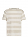 Lindbergh - Striped Oversized O-Neck Tee S/S - L&uuml;hikeste varrukatega - M