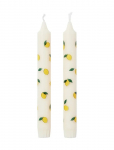 Broste Copenhagen - Lemon Taper Candle - K&uuml;&uuml;nlajalad - H19CM