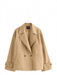 Lindex - Cropped Trenchcoat - Vihmamantlid - XXL