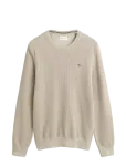 Gant - Waffle Knit Sweater - &Uuml;mara kaelusega - XL