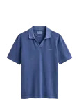 Gant - Washed Slub Ss Polo - L&uuml;hikeste varrukatega - S
