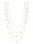 Bud To Rose - Bead Layer Necklace Silver - Kett-kaelakeed - ONE SIZE