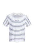 Jack & Jones - Jornorrebro Stripe Tee Ss Cn Jnr - L&uuml;hikeste varrukatega - 128