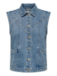 ONLY - Onlkennedy Sl Dnm Waistcoat Bj Noos - Teksavestid - XL