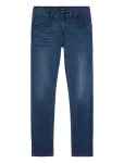 7 For All Mankind - Slimmy Tapered Mid Blue - Kitsenevad - 29 x 32
