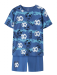 Name It - Nkmnightset Ss Delft Football Noos - Pidžaamakomplektid - 98-104