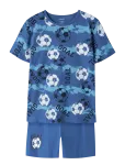 Name It - Nkmnightset Ss Delft Football Noos - Pidžaamakomplektid - 98-104