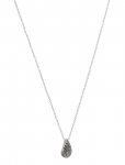 Bud To Rose - Drop Crystal Necklace Black/Silver - &Otilde;rnad kaelakeed - ONE SIZE