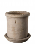 ERNST - Pot W Saucer - Lillepotid - 16X16X16CM