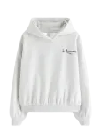 Lindex - Sweatshirt With Hood And Print - Kapuutsiga pusad - 128