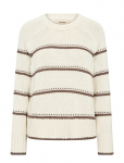 MOS MOSH - Mmrola Bine Stripe Crewneck Knit - Džemprid - XL