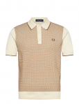 Fred Perry - Tonic Waffle Knitted Shirt - L&uuml;hikeste varrukatega - XXL