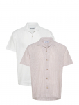Jack & Jones - Jjesummer Linen Blend Resort Shirt 2Pkmp - L&uuml;hikeste varrukatega s&auml;rgid - XXL