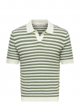 ONLY & SONS - Onsserge Reg Ss Split Neck Knit - L&uuml;hikeste varrukatega kootud polos&auml;rgid - XL