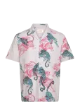 Revolution - Short-Sleeved Cuban Shirt - L&uuml;hikeste varrukatega s&auml;rgid - S