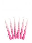 Kunstindustrien - Candles With A Twist - Pink Ombre - Sammask&uuml;&uuml;nlad - 2.2X 20CM