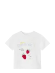 Fliink - Sommer Strawberry T-Shirt - L&uuml;hikeste varrukatega - 122