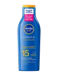 Nivea - Protect & Moisture Sun Lotion Spf 15 - Keha - 200 ML