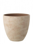 J-Line - Flowerpot Round Pottery Bei L - Lillepotid - H29.5CM