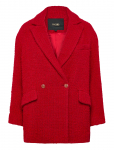 Maje - Fancy Red Tweed Coat - Villased mantlid - 38
