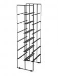 Blomus - Wine Bottle Storage - 67 X 19 X 22 Cm - Pilare - Black - Riiulid - L 21CM