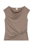 Calvin Klein - Ss Crepe Jersey Cowl Nk Hardware - L&uuml;hikeste varrukatega - M