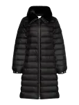 Calvin Klein - Satin Lw Long Puffer With Fur - Talvemantlid - XL