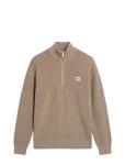 Calvin Klein Jeans - Ls Clsc Cttn Wfle Hzip Swtr 9Gg - Poolpika lukuga džemprid - L