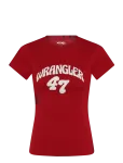 Wrangler - Shrunken Band Tee - L&uuml;hikeste varrukatega - S x 00