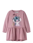 Name It - Nmfansa Stitch Swe Dress Bru Wdi - Pikkade varrukatega vabaajakleidid - 86