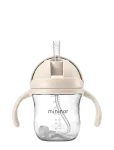 Mininor - Straw Bottle Tritan 220Ml "Cloudy Morning" - Nokaga tasssid - 6 M
