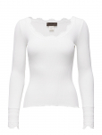 Rosemunde - Rwbenita Silk Ls O-Neck Lace T-Shirt - Pikkade varrukatega - XL