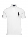 Polo Ralph Lauren - Custom Slim Fit Big Pony Mesh Polo Shirt - L&uuml;hikeste varrukatega - M