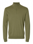 Selected - Slmberg Ls Half Zip Noos - Poolpika lukuga džemprid - XXL