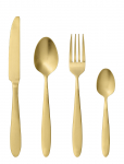 Bloomingville - Bestik, Guld, Rustfri St&aring;l - S&ouml;&ouml;giriistade komplektid - ONE SIZE