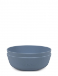 Filibabba - Silikone Sk&aring;l 2-Pak - Powder Blue - Kausid - ONE SIZE