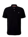 Tom Tailor - Basic Polo With Contrast - L&uuml;hikeste varrukatega - S